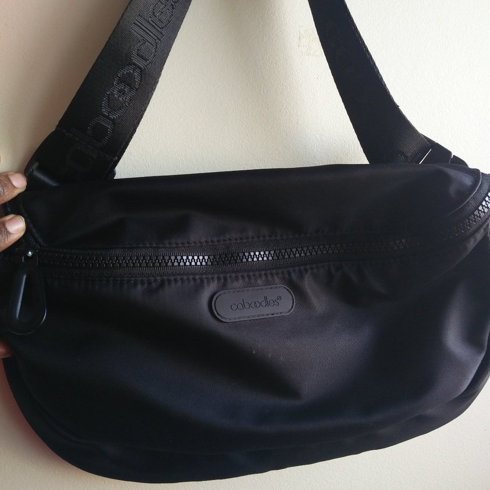 Caboodles Black Crossbody Hip Pack